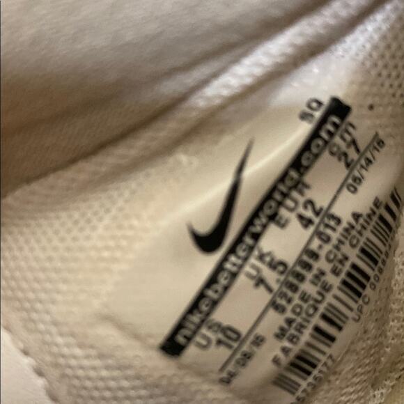 Nike Women's Dunk Sky High Wedge Sneakers Light Bone Metallic Red Bronze - 10 - Picture 8 of 12